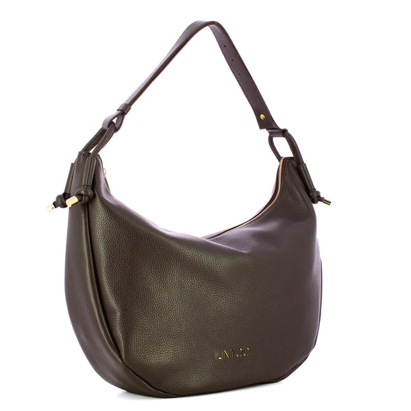 Iuntoo - Nodo Armonia Cioccolato Hobo Bag - 193100 - CIOCCOLATO/23