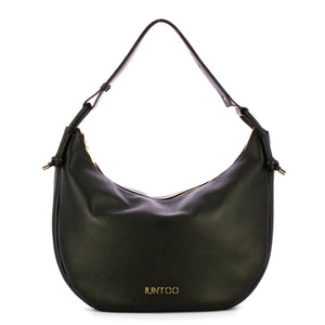 Iuntoo - Nodo Armonia Nero Hobo Bag - 193100 - NERO/01