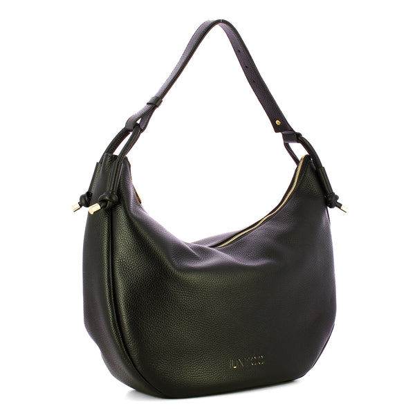 Iuntoo - Nodo Armonia Nero Hobo Bag - 193100 - NERO/01