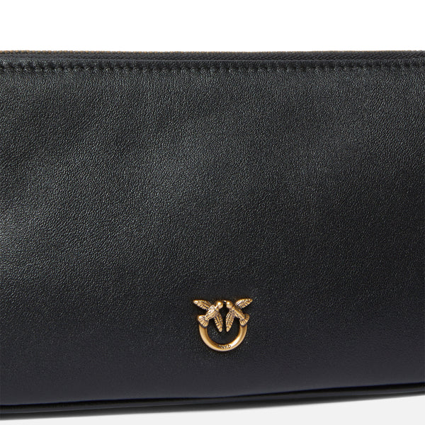 Pinko - Borsa a tracolla Mini Half Moon Nero Antique Gold - 105069A0QO - NERO-ANTIQUE/GOLD