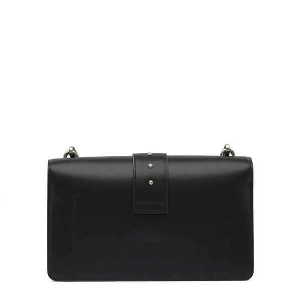 Pinko - Tracolla Love One Classic Nero Old Silver - 105857A0F1 - NERO-OLD/SILVER