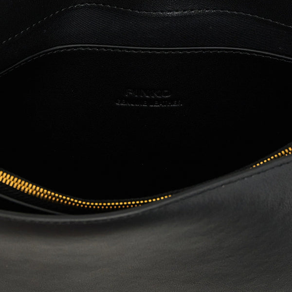 Pinko - Love One Classic Nero Antique Gold Crossbody Bag - 105857A0F1 - NERO-ANTIQUE/GOLD