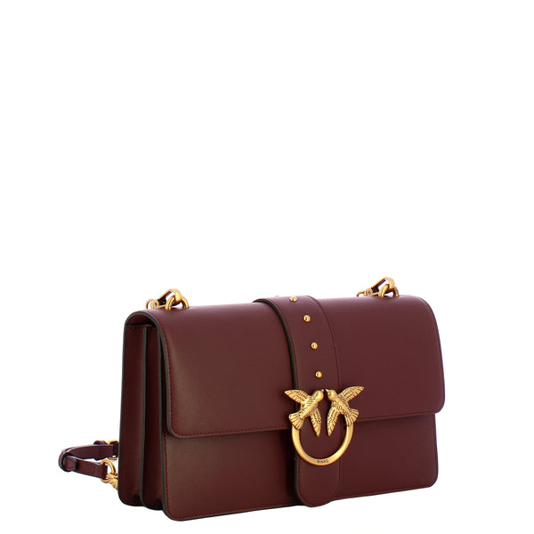 Pinko - Love One Classic Ciocc. Amaro Antique Gold Crossbody Bag - 105857A0F1 - CIOCC./AMARO-ANTIQUE/GOLD