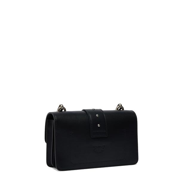 Pinko - Mini Borsa a tracolla Love One Nero Old Silver - 105856A0F1 - NERO-OLD/SILVER