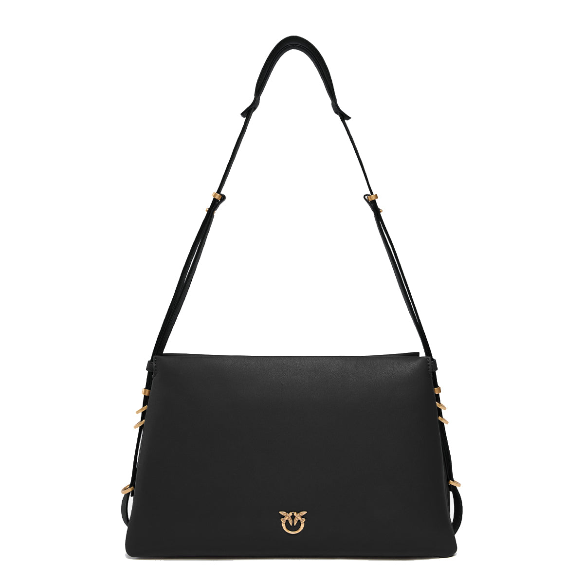 Pinko - Triplet Nero Antique Gold Shoulder Bag - 105161A0QO - NERO-ANTIQUE/GOLD