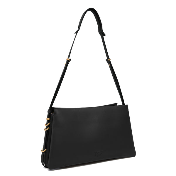 Pinko - Triplet Nero Antique Gold Shoulder Bag - 105161A0QO - NERO-ANTIQUE/GOLD