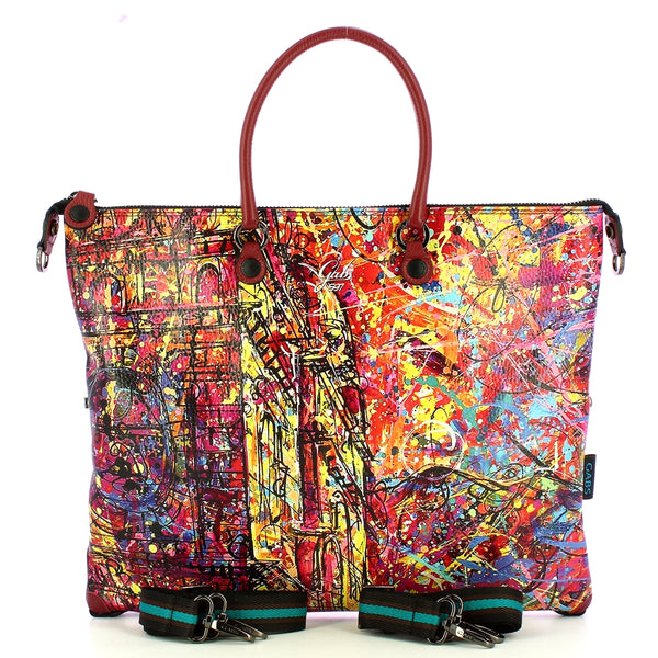 Gabs - Bag G3 Plus L Trip Pelle Bull Black Street Art - G000033T3X2361 - 597/-/STREET/ART