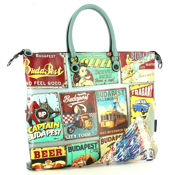 Gabs - Bag G3 Plus L Trip Pelle Bull Black Budapest - G000033T3X2361 - 601/-/BUDAPEST