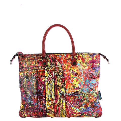 Gabs - Bag G3 Plus M Trip Pelle Bull Black Street Art - G000033T2X2361 - 597/-/STREET/ART