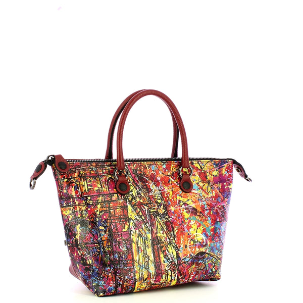 Gabs - Bag G3 Plus M Trip Pelle Bull Black Street Art - G000033T2X2361 - 597/-/STREET/ART