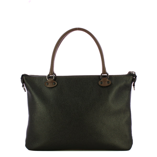 Gabs - Handbag Marilyn M Bull Back Quercia Nero Zinco - G012000T2X2668 - QUERCIA+NERO+ZINCO