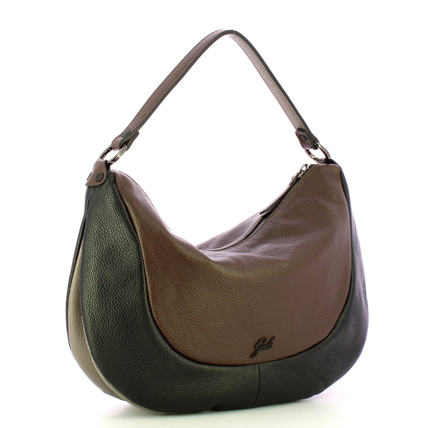 Gabs - Shoulder Bag Marty L Multi Bull Black Quercia Nero Zinco - G011170T3X2668 - QUERCIA+NERO+ZINCO