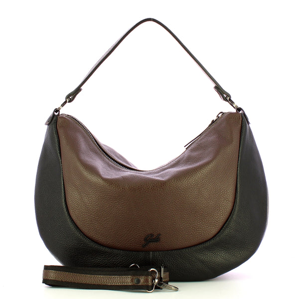 Gabs - Shoulder Bag Marty L Multi Bull Black Quercia Nero Zinco - G011170T3X2668 - QUERCIA+NERO+ZINCO