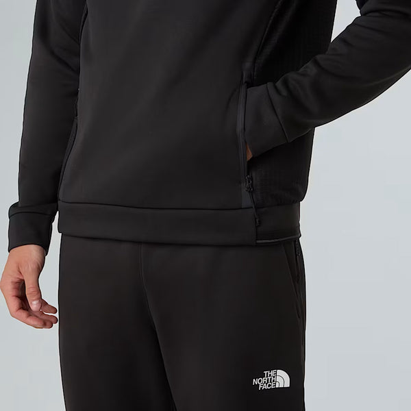 The North Face - Felpa in pile Mountain Athletics TNF Black - NF0A8BFN - TNF/BLACK