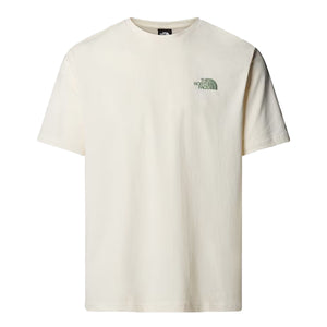 The North Face - T-Shirt NSE Slopes Relaxed White Dune - NF0A8E4E - WHITE/DUNE