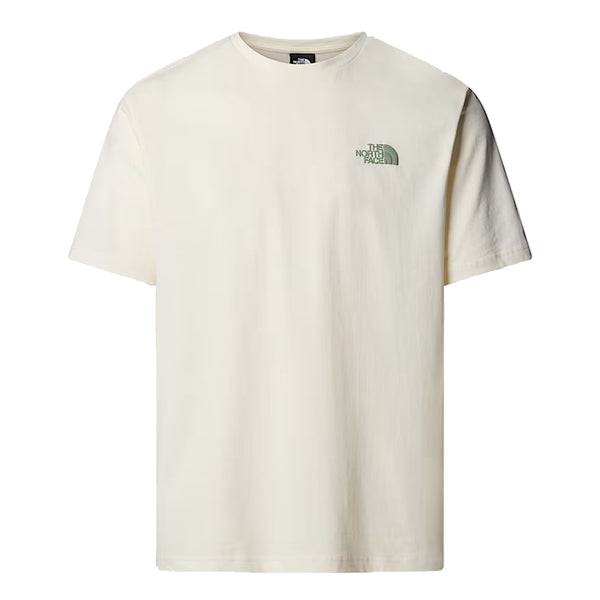 The North Face - T-Shirt NSE Slopes Relaxed White Dune - NF0A8E4E - WHITE/DUNE