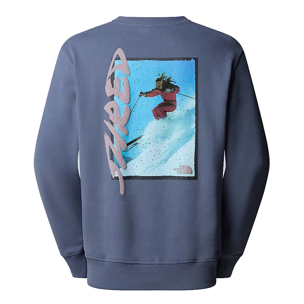 The North Face - Felpa NSE Slopes Relaxed Twilight Galaxy - NF0A8EU5 - TWILIGHT/GALAXY
