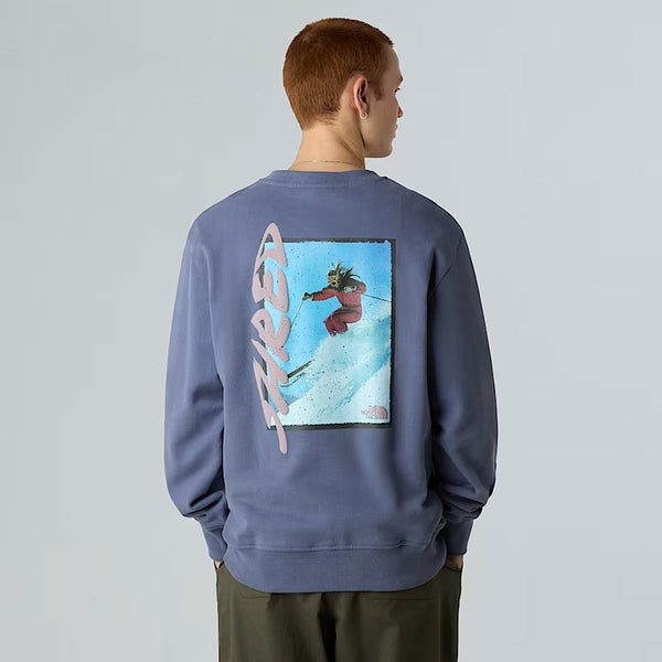 The North Face - Felpa NSE Slopes Relaxed Twilight Galaxy - NF0A8EU5 - TWILIGHT/GALAXY