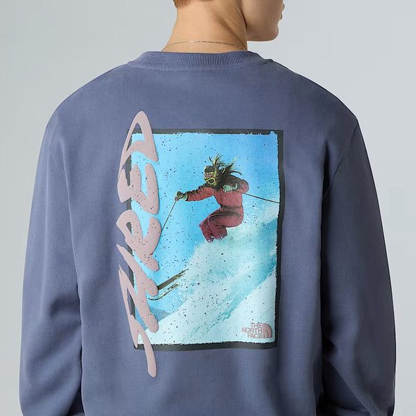 The North Face - Felpa NSE Slopes Relaxed Twilight Galaxy - NF0A8EU5 - TWILIGHT/GALAXY
