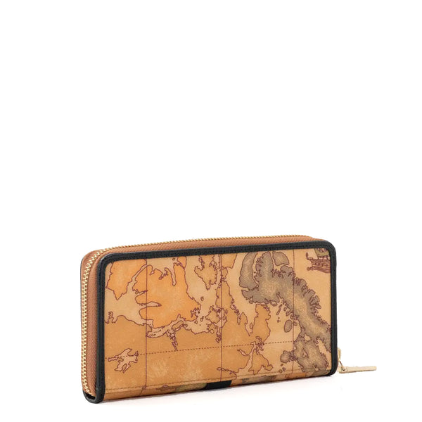 Alviero Martini 1a Classe - Portafoglio Valley Geo Zip Around Nero - PP01G611 - NERO