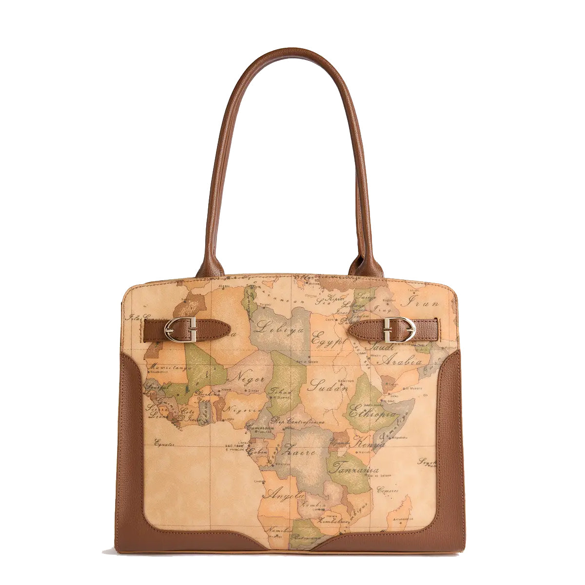 Alviero Martini 1a Classe - Borsa a spalla Valley Geo Castagna - LD64G611 - CASTAGNA