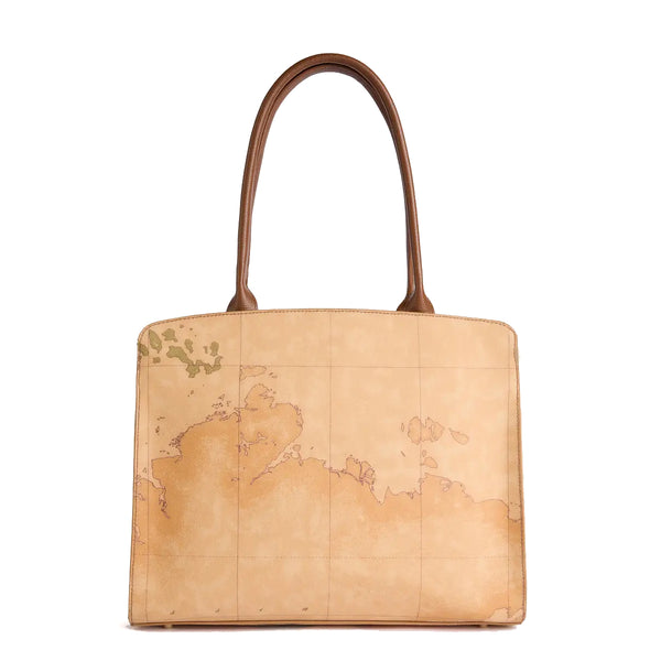 Alviero Martini 1a Classe - Borsa a spalla Valley Geo Castagna - LD64G611 - CASTAGNA