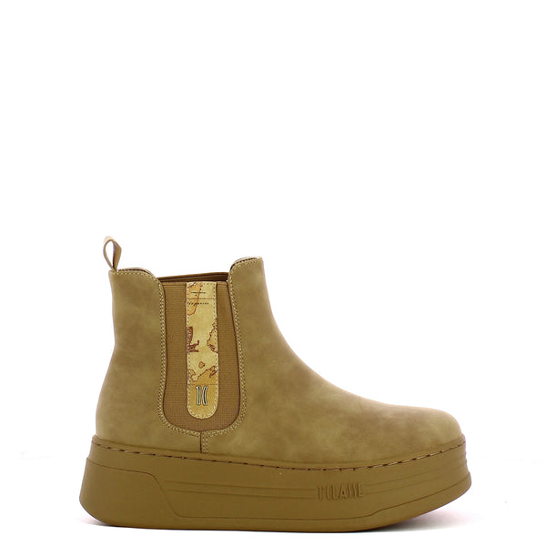 Alviero Martini 1a Classe - Beatles Boots Platform Beige - 1211205B - BEIGE