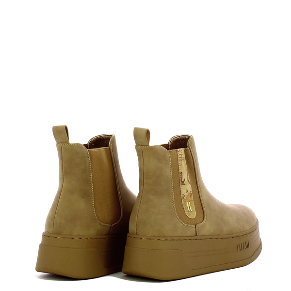 Alviero Martini 1a Classe - Beatles Boots Platform Beige - 1211205B - BEIGE