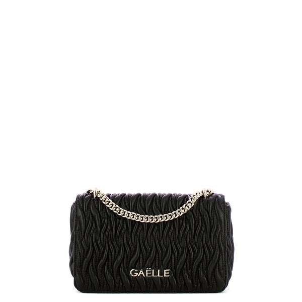 Ga��lle - Borsa a spalla convertibile Pliss�� Nero - GAACW02454 - NERO