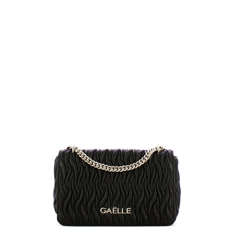 Ga��lle - Borsa a spalla convertibile Pliss�� Nero - GAACW02454 - NERO