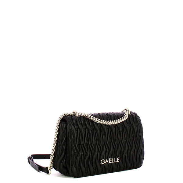 Ga��lle - Borsa a spalla convertibile Pliss�� Nero - GAACW02454 - NERO