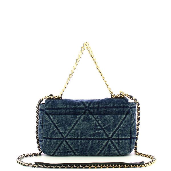 Ga��lle - Borsa a spalla Regular Denim Matelass�� Blue - GAACW02399 - BLU