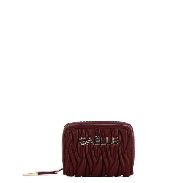 Ga��lle - Portafoglio Mini Zip Around Pliss�� Mosto - GAACW02450 - MOSTO