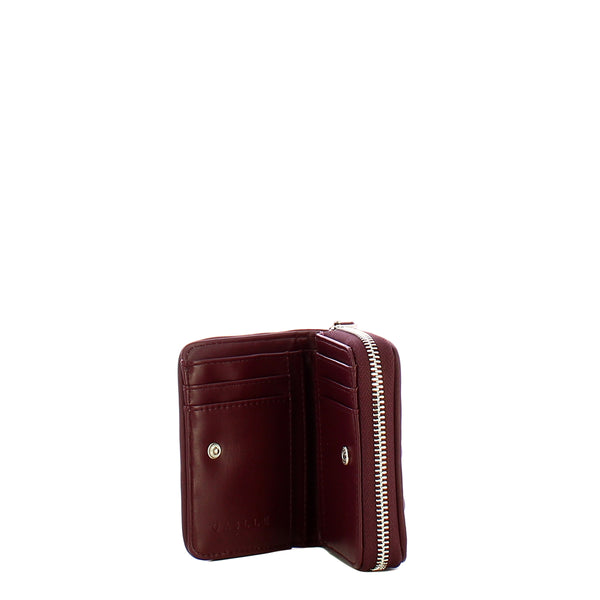 Ga��lle - Portafoglio Mini Zip Around Pliss�� Mosto - GAACW02450 - MOSTO