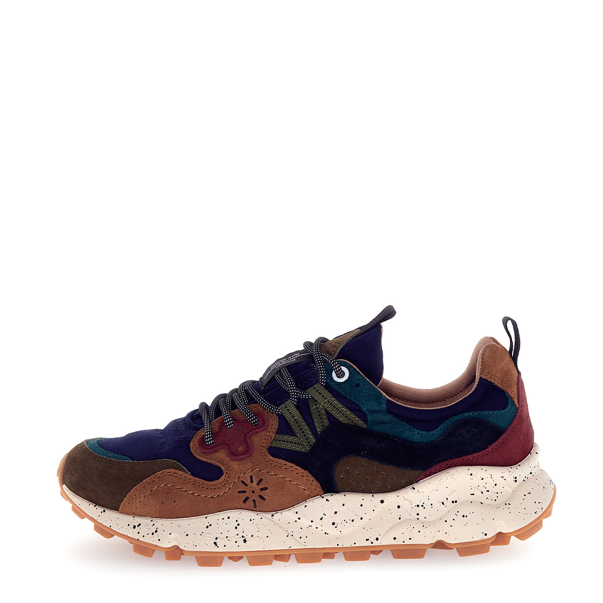 Flower Mountain - Sneakers Unisex Yamano 3 Deep Mud Light Brown Navy - 201781801 - DEEP/MUD-LIGHT/BROWN-NAVY