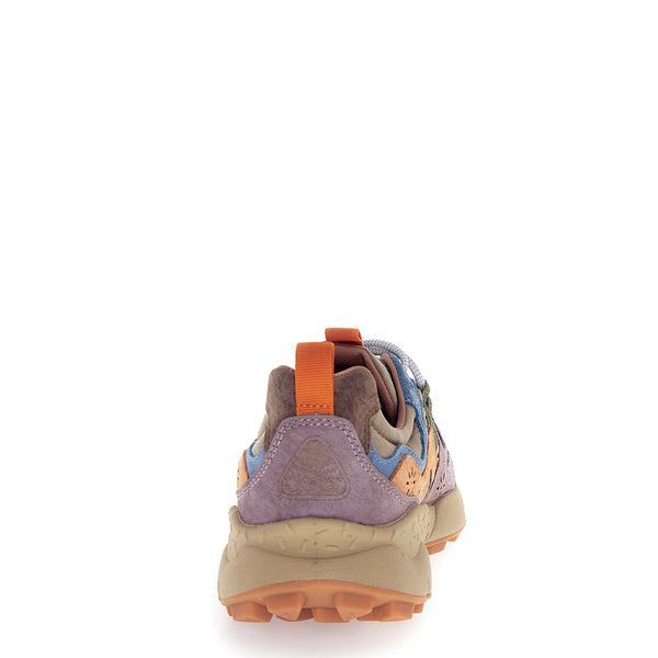 Flower Mountain - Sneakers Unisex Yamano 3 Petrol Grey Light Papaya - 201781801 - PETROL-GREY-LIGHT/PAPAYA
