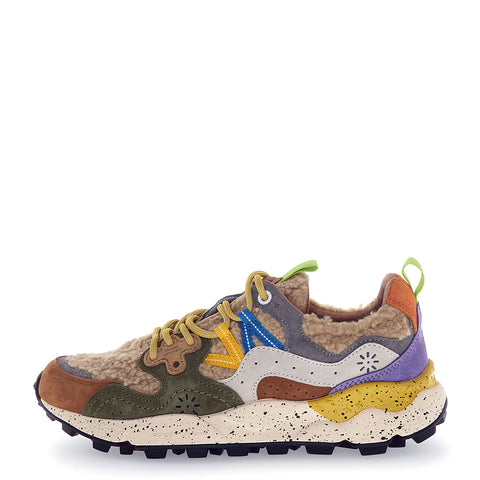 Flower Mountain - Sneakers Unisex Yamano 3 Mud Grey Off White - 201781830 - MUD-GREY-OFF/WHITE