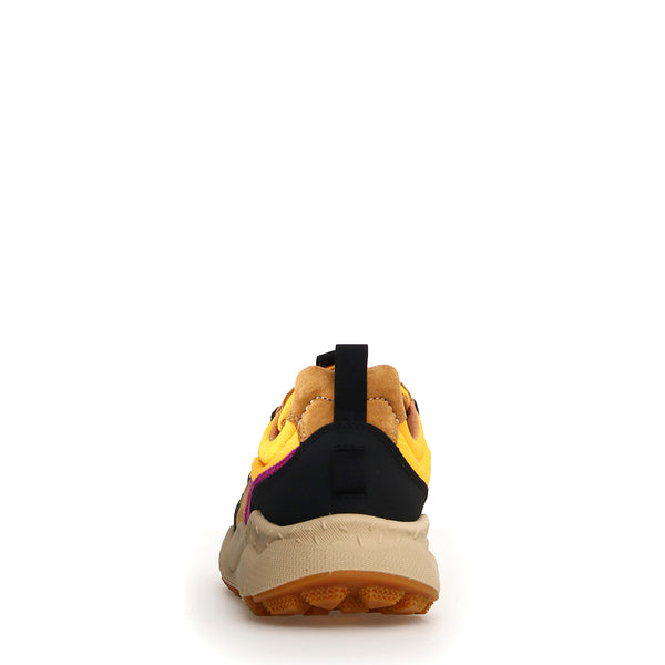 Flower Mountain - Sneakers Unisex Iwano 2 Black Cognac Yellow - 201870701 - BLACK-COGNAC-YELLOW
