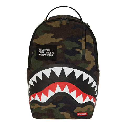 Sprayground - Zaino Shark Central Camo DLXV Limited Edition - 910B7163NSZ - SHARK/CENTRAL/CAMO