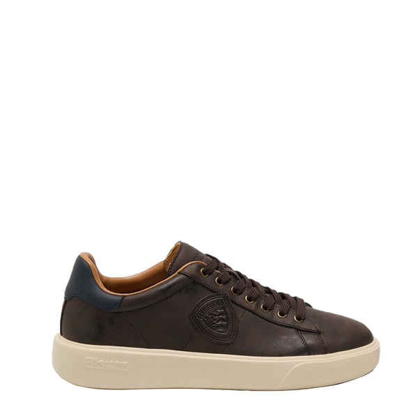 Blauer - Sneakers Buck 01 Nub Dark Brown Navy - F5BUCK01/NUB - DARK/BROWN/NAVY