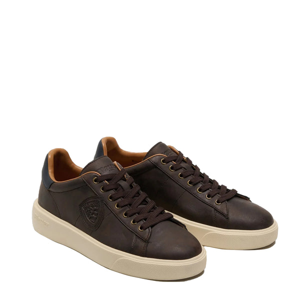 Blauer - Sneakers Buck 01 Nub Dark Brown Navy - F5BUCK01/NUB - DARK/BROWN/NAVY