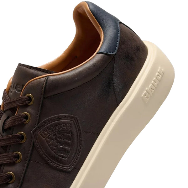 Blauer - Sneakers Buck 01 Nub Dark Brown Navy - F5BUCK01/NUB - DARK/BROWN/NAVY