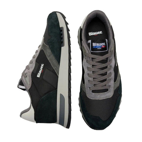 Blauer - Sneakers Ryder 01 Black Grey - F5RYDER01/NYN - BLACK/GREY