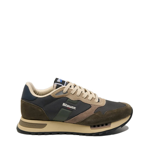 Blauer - Sneakers Ryder 01 Military Green Navy - F5RYDER01/NYN - MILITARY/NAVY