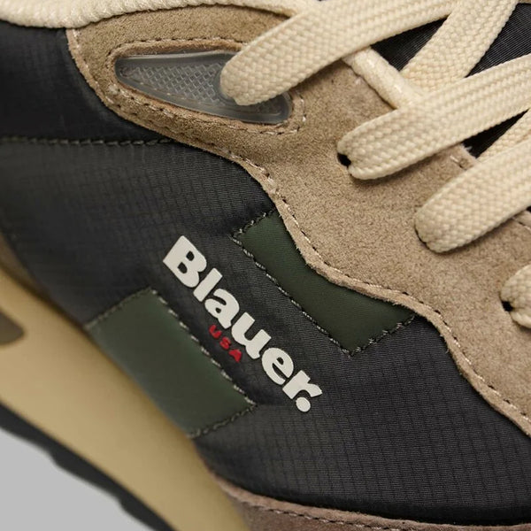 Blauer - Sneakers Ryder 01 Military Green Navy - F5RYDER01/NYN - MILITARY/NAVY