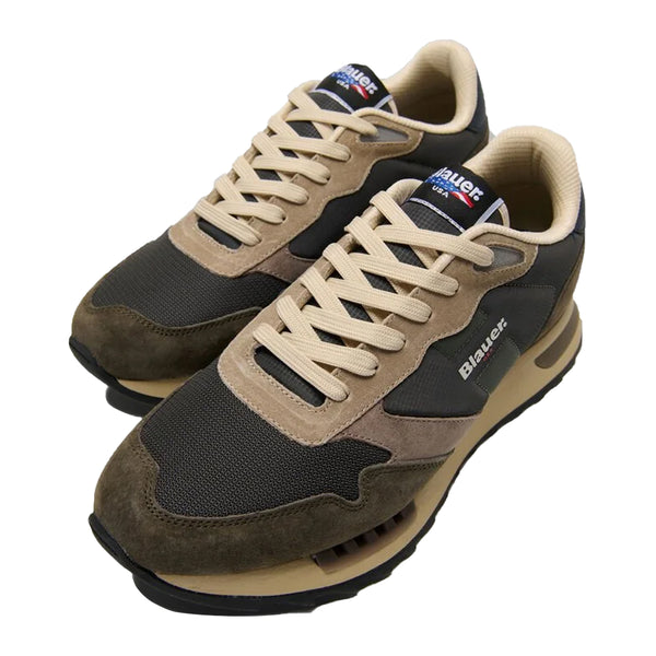 Blauer - Sneakers Ryder 01 Military Green Navy - F5RYDER01/NYN - MILITARY/NAVY