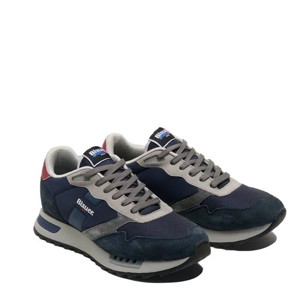 Blauer - Sneakers Ryder 01 Navy Red - F5RYDER01/NYN - NAVY/RED
