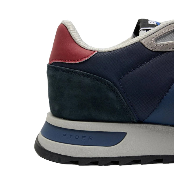 Blauer - Sneakers Ryder 01 Navy Red - F5RYDER01/NYN - NAVY/RED