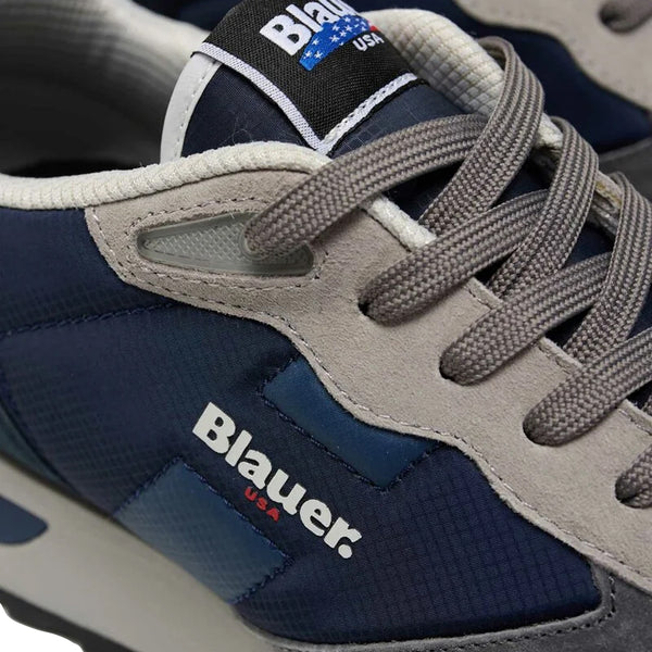 Blauer - Sneakers Ryder 01 Navy Red - F5RYDER01/NYN - NAVY/RED