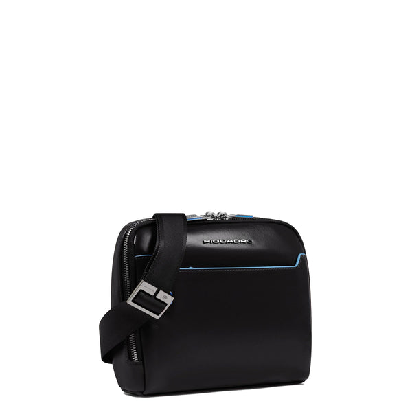 Piquadro - Crossbody Bag Blue Square Nero - CA6899B2 - NERO